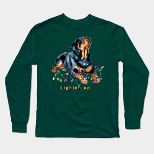 Lighten up Rottweiler Long Sleeve T-Shirt